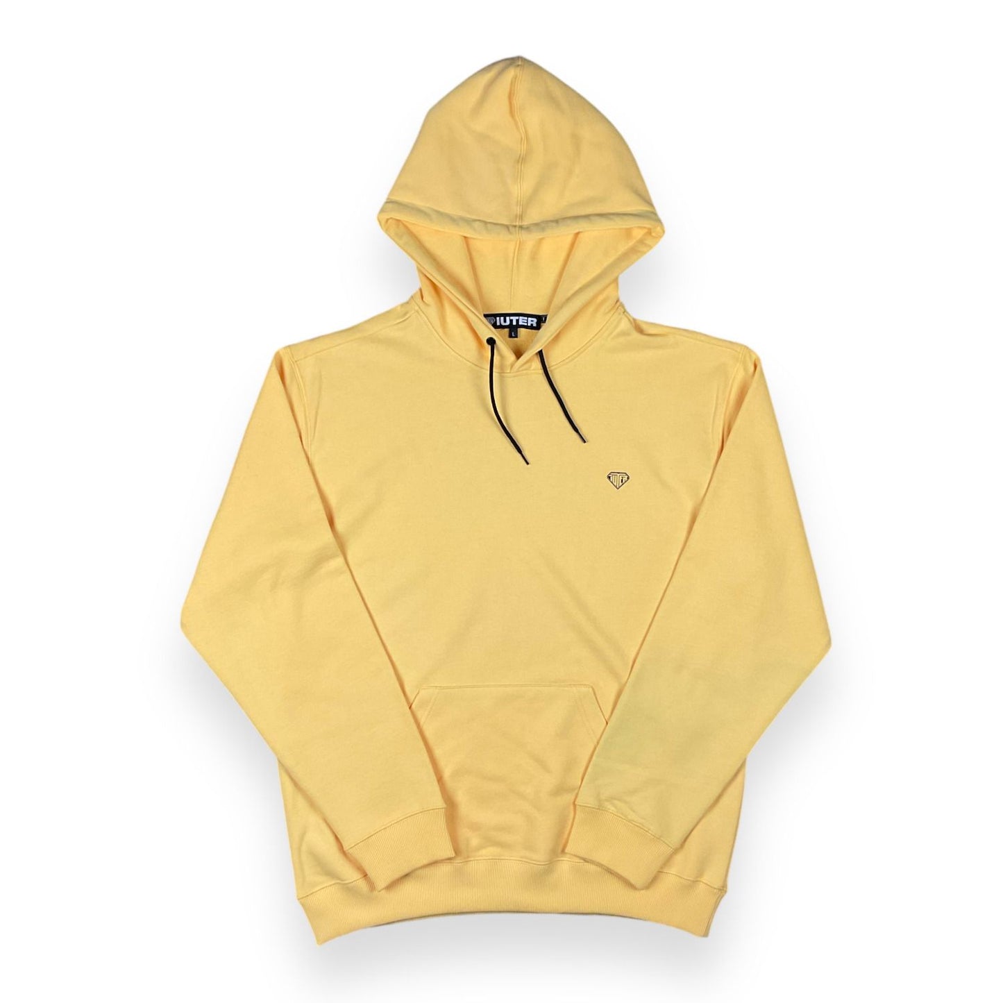 IUTER - Mini Logo Hoodie Loose Unbrushed