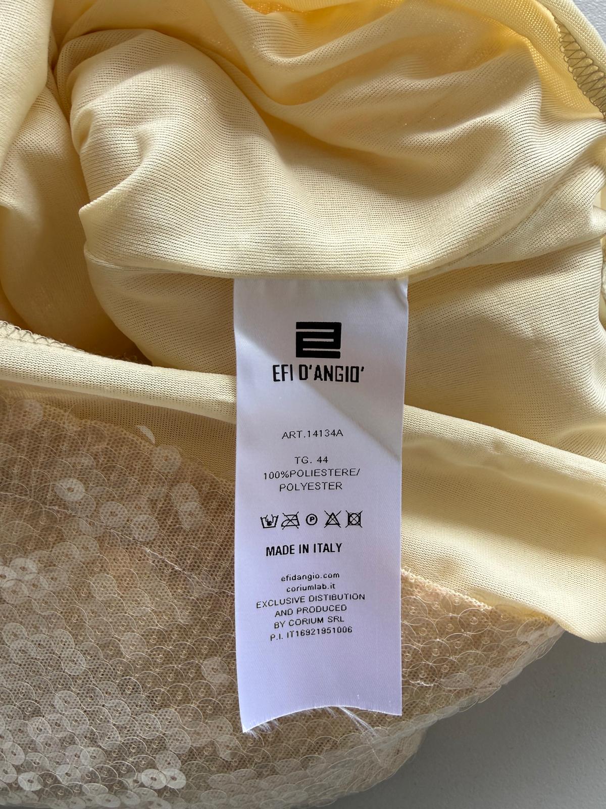 Skirt Paillettes Nude