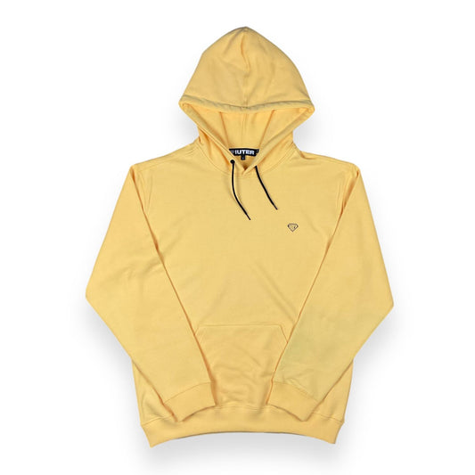 IUTER - Mini Logo Hoodie Loose Unbrushed