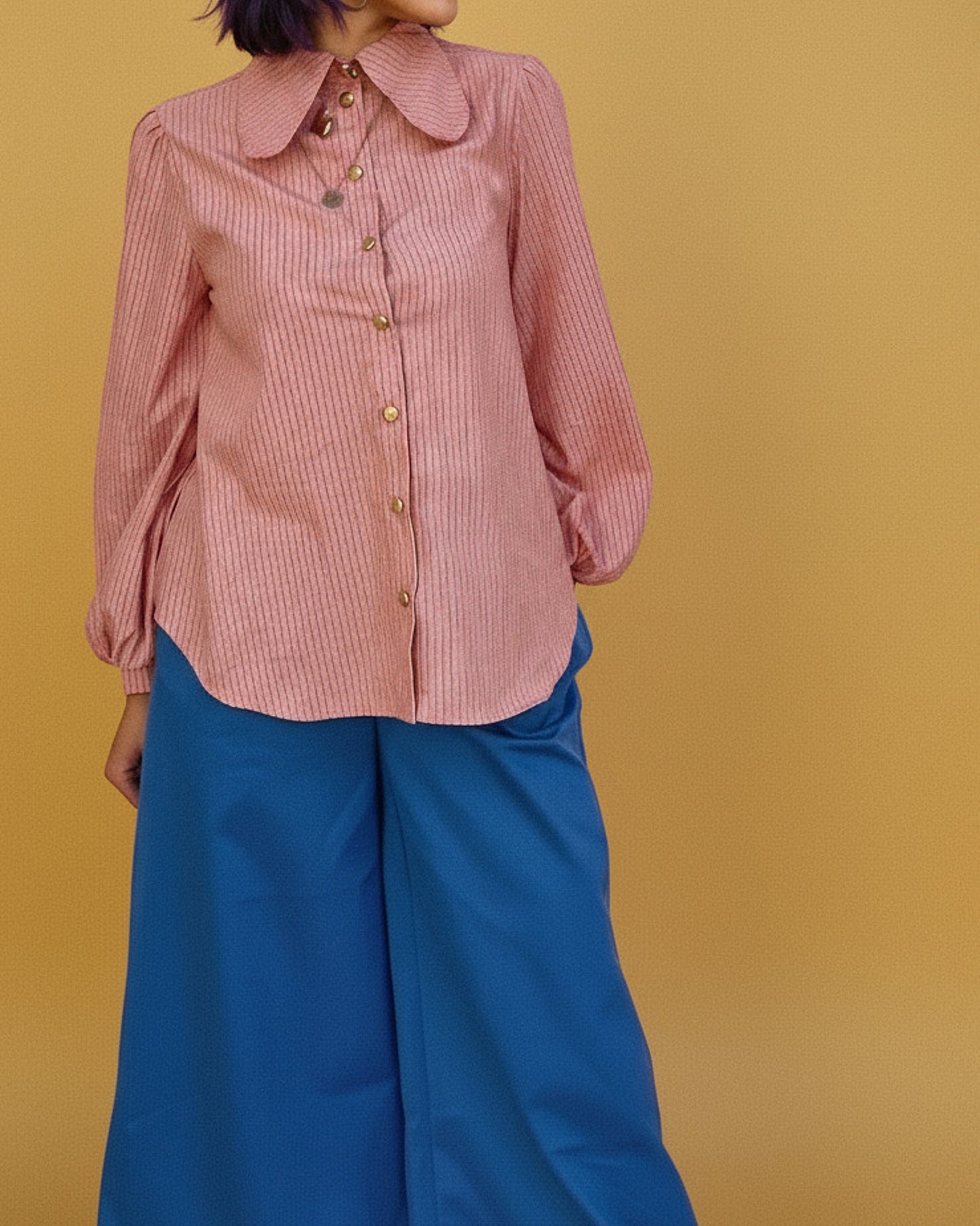 NENA LAB - Pants Madonna Blue